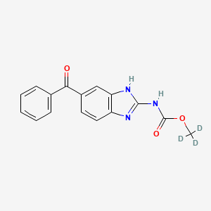 Chemical structure of Mebendazole-d3