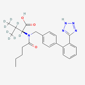 Chemical structure of Valsartan-d8