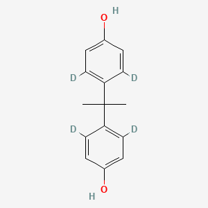 Chemical structure of Bisphenol A-d4