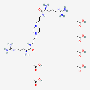 Chemical structure of Ciraparantag acetate