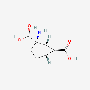 Chemical structure of (rel)-Eglumegad