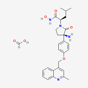 Chemical structure of BMS-561392 formate