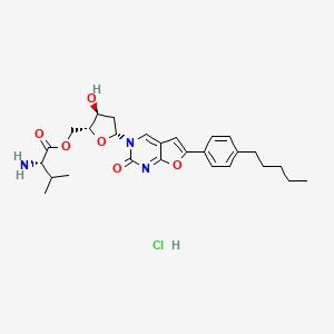 Chemical structure of Valnivudine hydrochloride