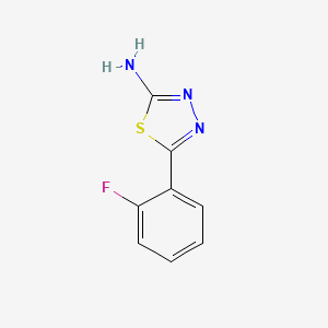 Chemical structure of Anticonvulsant agent 3
