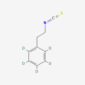 Chemical structure of 2-Phenylethyl isothiocyanate-d5