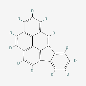 Chemical structure of Indeno[1,2,3-cd]pyrene-d12