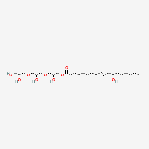 Chemical structure of Polyglycerol-polyricinoleate