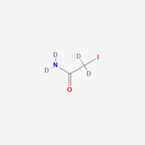 Chemical structure of Iodoacetamide-D4