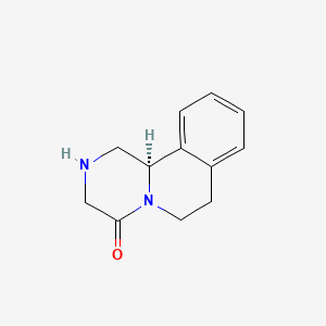 Chemical structure of D-Praziquanamine