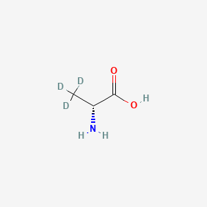 Chemical structure of D-Alanine-d3