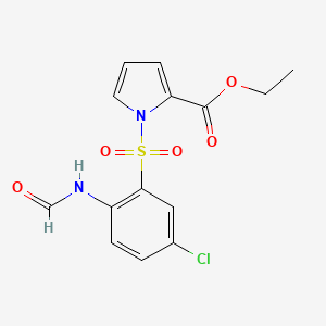 Chemical structure of Chlorthalidone impurity ammonium