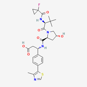Chemical structure of VH 101, acid