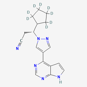 Chemical structure of Deuruxolitinib