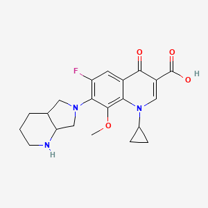 Chemical structure of (Rac)-Moxifloxacin