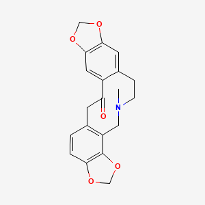 Chemical structure of (Rac)-LY341495