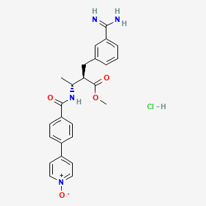 Chemical structure of Otamixaban hydrochloride