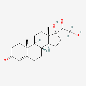 Chemical structure of Cortodoxone-d2