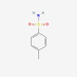 Chemical structure of p-Toluenesulfonamide