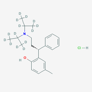 Chemical structure of Tolterodine-d14 hydrochloride