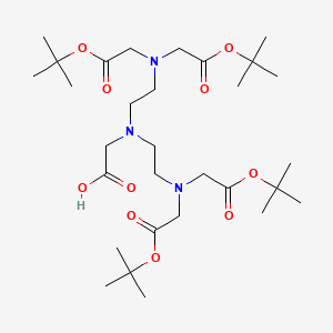 Chemical structure of DTPA-tetra (t-Bu ester)