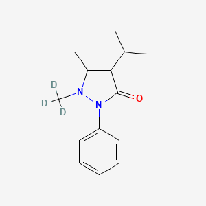 Chemical structure of Propyphenazone-d3