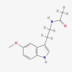 Chemical structure of Melatonin-d7