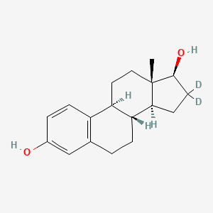 Chemical structure of Estradiol-d2-1