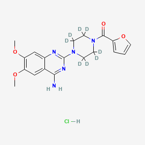 Chemical structure of Prazosin-d8 hydrochloride