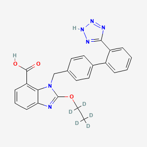 Chemical structure of Candesartan-d5
