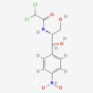 Chemical structure of Chloramphenicol-d5