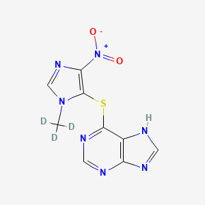 Chemical structure of Azathioprine-d3