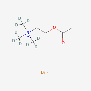 Chemical structure of Acetylcholine-d9 bromide