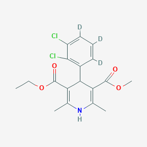 Chemical structure of Felodipine-d3