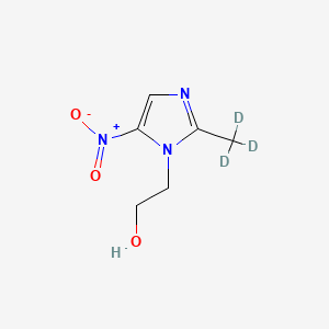 Chemical structure of Metronidazole-d3