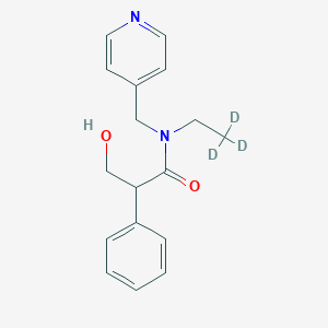 Chemical structure of Tropicamide-d3