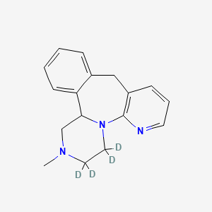 Chemical structure of Mirtazapine-d4