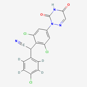 Chemical structure of Diclazuril-d4