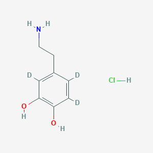Chemical structure of Dopamine-d3 hydrochloride
