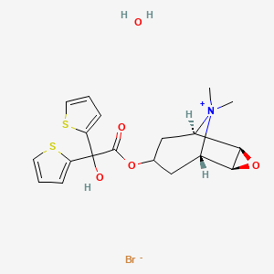 Chemical structure of Tiotropium bromide monohydrate