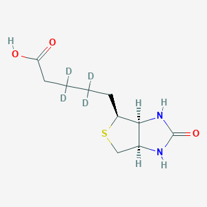 Chemical structure of rel-Biotin-d4