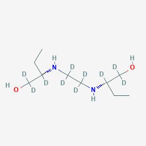 Chemical structure of Ethambutol-d10