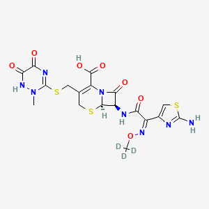 Chemical structure of Ceftriaxone-d3 disodium