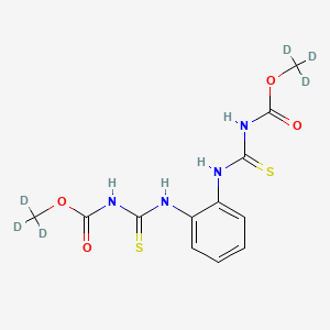Chemical structure of Thiophanate-methyl-d6