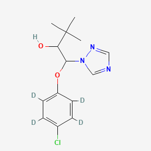 Chemical structure of Triadimenol-d4