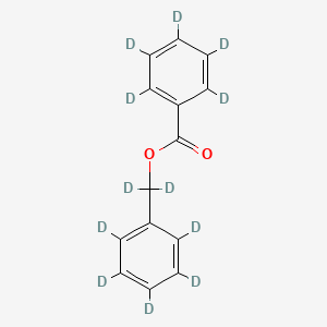 Chemical structure of Benzyl benzoate-d12