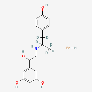 Chemical structure of Fenoterol-d6 hydrobromide