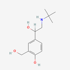 Chemical structure of Salbutamol