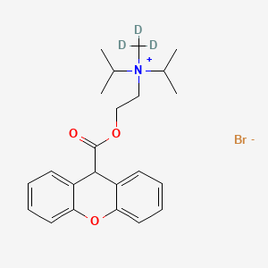 Chemical structure of Propantheline-d3 bromide