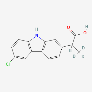 Chemical structure of Carprofen-d3