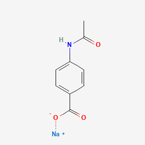 Chemical structure of Acedoben sodium
